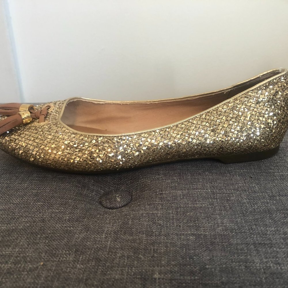 Sperry gold sparkle ballet flats - Picture 4 of 4